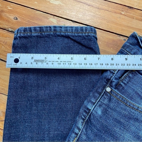 GUESS men jeans Halsted fit size 32 medium rise tapered slim denim 100% cotton - Picture 9 of 12